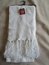 NWT Women’s Chenille Scarf Natural/Cream by Faded Glory – See Description - £9.55 GBP