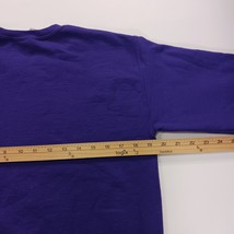 Gildan Heavy Blend LSU Men's Purple Long Sleeve Graphic Sweatshirt Size Small  image 6