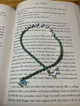 Seed Bead Bookmark with a Unicorn and Carriage Charm - £4.72 GBP
