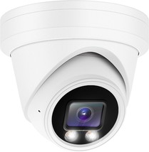 5MP 24 7 Full Color Hd Tvi Cvi Ahd Cvi Turret Dome Cctv Security Camera Indoor O - £57.84 GBP