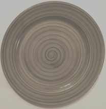 THRESHOLD Retired Target Torin Iron Stoneware Gray Swirl Dinner Plate 10 1/4&quot; - £11.46 GBP