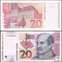 Croatia 20 Kuna. 2012 (2013) UNC. Banknote Cat# P.39b - £6.99 GBP