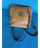 PRATESI FIRENZE Italy mustard Leather Small Dome satchel Crossbody Bag new - $84.68 CAD