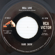 Hank Snow - Hula Love / A Letter From Viet Nam 1966 45 rpm Vinyl Record 47-9012 - £7.00 GBP