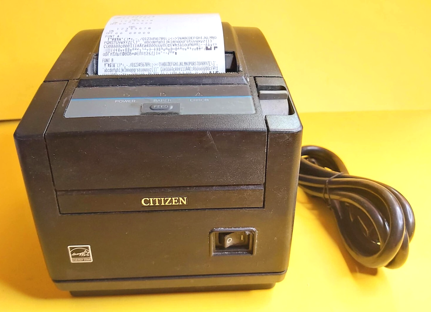 CITIZEN CT-S601 RETAIL POS THERMAL RECEIPT PRINTER SERIAL ETHERNET W/ PO... - $45.00