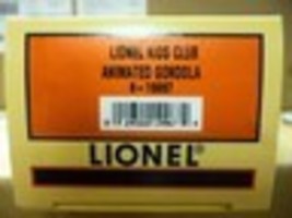  LIONEL 6-19967 LIONEL KIDS CLUB ANIMATED GONDOLA NEW IN BOX - S24 - $22.75
