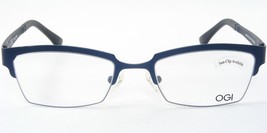 Ogi Evolution Mod 4501 Col 1421 Navy Blue Eyeglasses Glasses 52-19-140mm Japan - £76.13 GBP