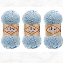 Alize Baby Best Yarn 90% Anti-Pilling Acrylic 10% Soft Bamboo Blend Crochet Hand - £11.60 GBP+