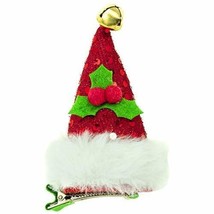 Scunci Christmas Hat Mini Hair Clip with sequence and jingle bell - £7.85 GBP