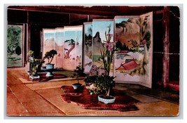 Japanese Tea House Interior Golden Gate Park San Francisco CA DB Postcard W4 - £2.33 GBP