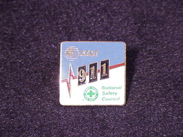AT&amp;T 911 National Safety Council Pinback Button - £5.39 GBP
