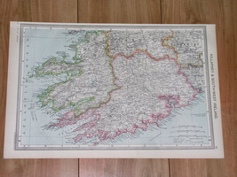 1908 Antique Map Of Cork Kerry Limerick / Ireland - £15.87 GBP