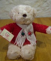 Hallmark JINGLE BEAR 14&quot; Plush Stuffed Animal NEW  CHRISTMAS - £13.06 GBP