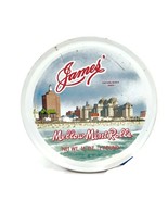 Vintage Candy Tin-Atlantic City James Mellow Mint Rolls Round Tin-Jersey... - €10,17 EUR