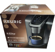 Keurig K-ELITE Single Serve K-cup Pod Coffee Machine - Brushed Silver - £137.99 GBP