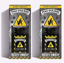 Poo-Pourri Before You Go Toilet Spray Heavy Doody 2 Ounce, 2 Pack - £19.97 GBP