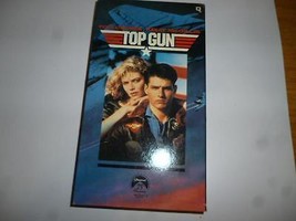 Vhs MOVIE- USED- Top GUN- With Tom Cruise &amp; Kelly McGILLIS- EXC- L50 - £2.90 GBP