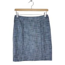 Banana Republic | Petite Navy Blue Crosshatch Pencil Skirt, womens size 2P - £19.44 GBP