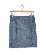 Banana Republic | Petite Navy Blue Crosshatch Pencil Skirt, womens size 2P - £16.99 GBP