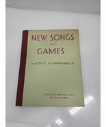 New Songs and Games Book Music by Ethel Crowningshield 1941 Hardcover - $7.91