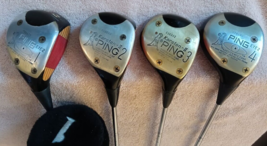 Tz Golf - Vintage Rare Ping Eye 2 Woods 1, 2, 3, 4 Woods Set Steel Shafts Rh - £59.65 GBP