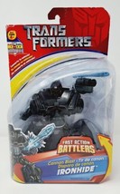 Transformers Fast Action Battlers IRONHIDE Figure Hasbro 2007 NIP Cannon Blast - £14.70 GBP