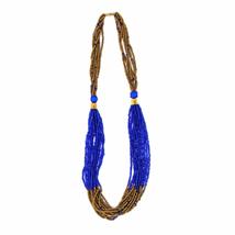 Global Crafts Handmade Multistrand Maasai Bead Necklace, From Kenya, Lap... - £26.66 GBP