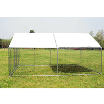 Metal Walk-In Chicken Run Coop Cage Animal Poultry House Hutch Backyard ... - $291.99