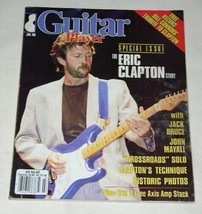 ERIC CLAPTON GUITAR PLAYER MAGAZINE VINTAGE 1985 JACK BRUCE JOHN MAYALL  - £15.65 GBP