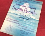 VTG Sheet Music Some Enchanted Evening South Pacific Mary Martin Ezio Pi... - $8.86