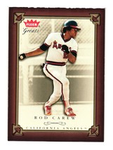 2004 Fleer Greats of the Game #57 Rod Carew California Angels - £2.37 GBP
