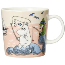 Arabia Moomin Summer mug 2022 Fishing / Kalassa *NEW FINLAND - $34.64