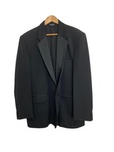 Formal Wear International Mens Black Tuxedo Jacket Blazer 46R Formal Wed... - $58.41