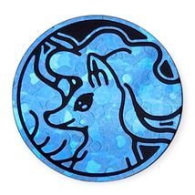 Pokemon Collectible Flip Coin: Alolan Ninetales, Blue Holofoil - £3.91 GBP