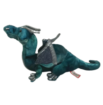 Douglas JADE Blue Green Teal  Dragon 13&quot; Plush Stuffed Animal Cuddle Toy - £11.14 GBP