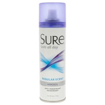 Sure Anti-Perspirant Deodorant REGULAR SCENT Aerosol Spray 6 oz, 2 - Pack - $24.99