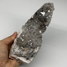 1510g, 8&quot;x2.6&quot;x2.8&quot;, Rare Manganese Cluster With Quartz Mineral Specimen ,B10659 - £142.80 GBP