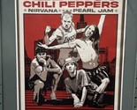 Red Hot Chili Peppers Cow Palace Concert Nirvana Peal Jam 15X43 Vinyl Po... - $19.79