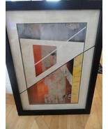 NEW CENTURY ITALIAN GEOMETRIC MODERN ABSTRACT OFFICE HOME BUSINESS ART 4... - $359.54