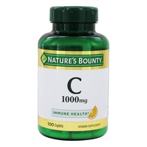 Nature&#39;s Bounty Vitamin C 1000 mg Immune Health Caplets 100 ea - £23.24 GBP
