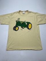 VTG John Deere 1938 1793 Diesel Tractor Mens L T TEE Shirt Single Stitch... - $18.70