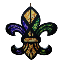 4&quot; Fleur De Lis New Orleans Ornament Louisiana Mardi Gras Fleur De Lis C... - £15.57 GBP