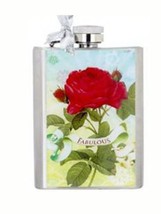 Colorful Fabulous Rose Travel Flask by Ganz - $279.22 MXN