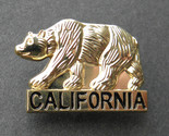 CALIFORNIA REPUBLIC BEAR STATE LAPEL PIN BADGE 1 INCH - £4.45 GBP