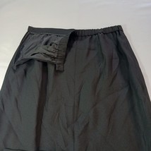 Studio 205 Women's Black Rear Zipper & Slit Pull-On Skirt Size 12 image 9