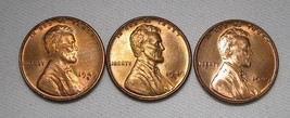 1949-P, D, &amp; S Lincoln Wheat Cents (3 Coins) Lot AE981 - £22.36 GBP