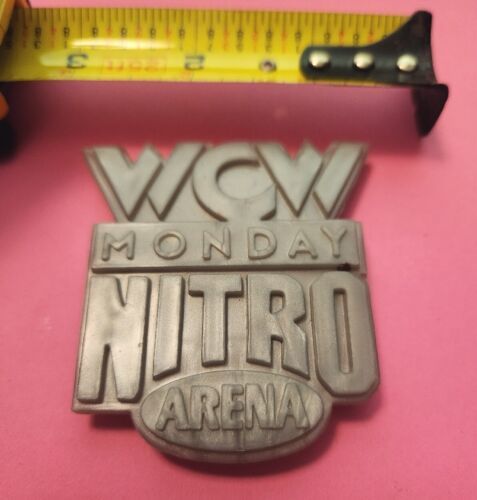 WCW monday nitro arena Logo Plastic electronic piece wwf wrestling aew tony khan - £14.27 GBP