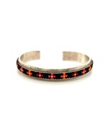 Vintage Sterling Sign 925 Chan Luu Handmade Colored Seed Bead Cuff Brace... - $115.41 CAD