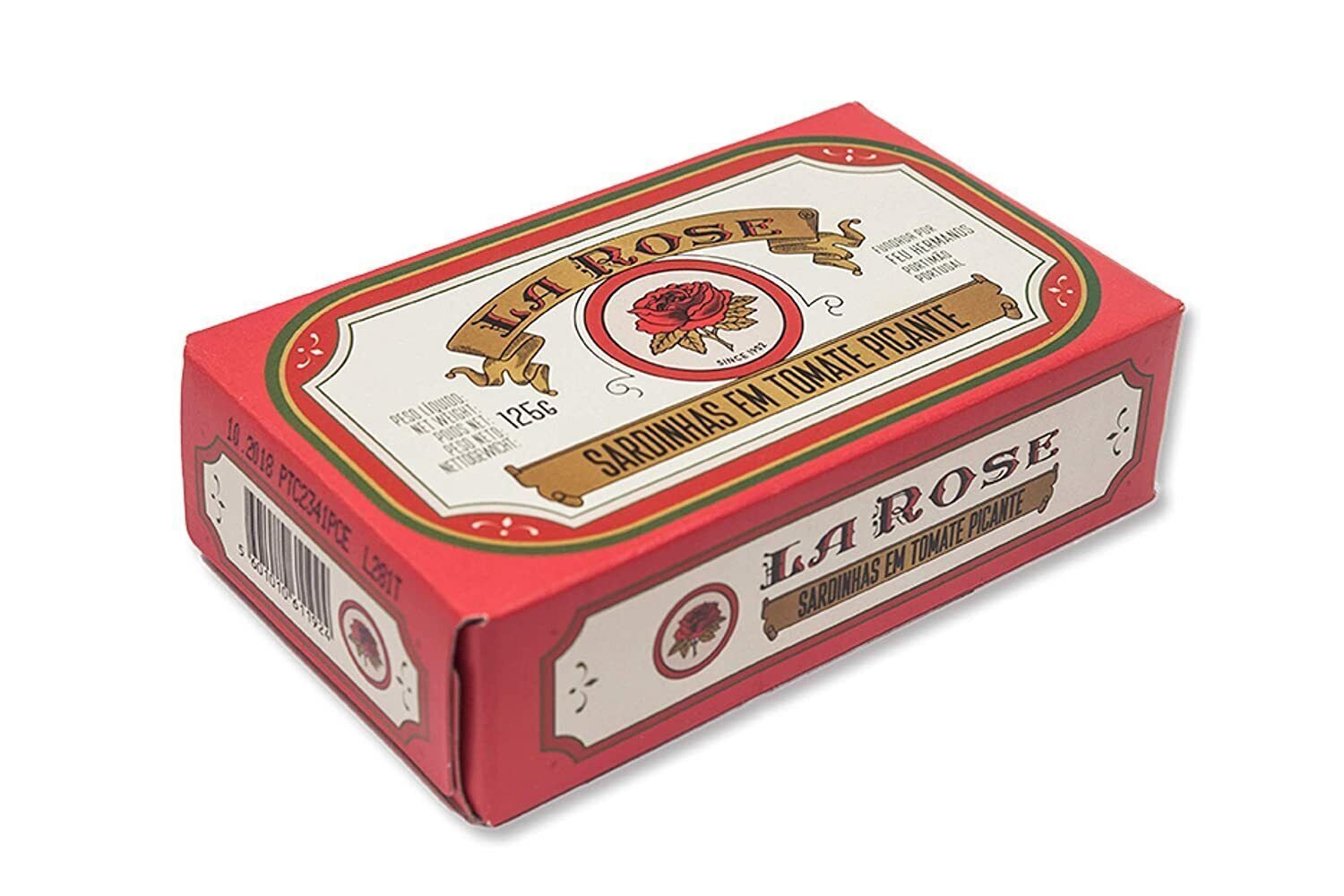 La Rose Gourmet - Canned Sardines in Spicy Tomato - 5 tins x 120 gr - $40.75