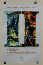 1999 Punisher,X-Men Wolverine,Avengers Black Widow 36 x 24 Marvel promo ... - $26.65